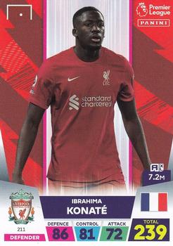 Ibrahima Konate Liverpool Panini Adrenalyn XL Premier League 2022/23 #211