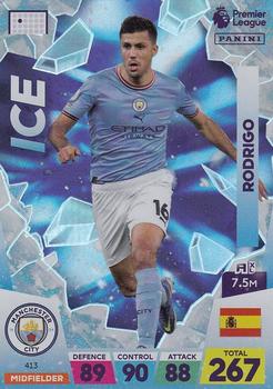 Rodrigo Manchester City Panini Adrenalyn XL Premier League 2022/23 Ice #413