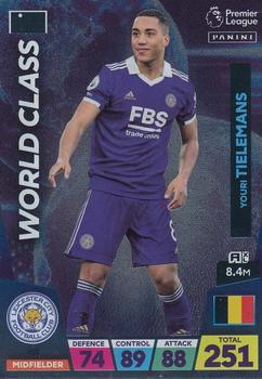 Youri Tielemans Leicester City Panini Adrenalyn XL Premier League 2022/23 World Class #459