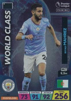 Riyad Mahrez Manchester City Panini Adrenalyn XL Premier League 2022/23 World Class #461