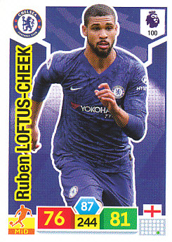 Ruben Loftus-Cheek Chelsea 2019/20 Panini Adrenalyn XL #100