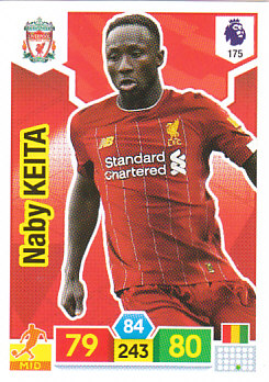 Naby Keita Liverpool 2019/20 Panini Adrenalyn XL #175