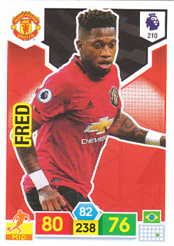 Fred Manchester United 2019/20 Panini Adrenalyn XL #210