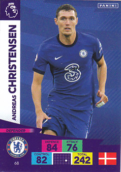 Andreas Christensen Chelsea 2020/21 Panini Adrenalyn XL #68