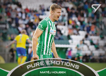 Matej Koubek Bohemians Praha SportZoo FORTUNA:LIGA 2021/22 2. serie Pure Emotions #PE-05