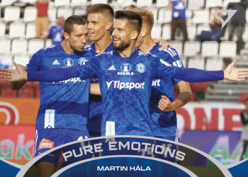 Martin Hala Sigma Olomouc SportZoo FORTUNA:LIGA 2021/22 2. serie Pure Emotions #PE-15