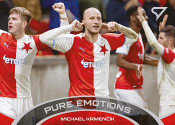 Michael Krmencik Slavia Praha SportZoo FORTUNA:LIGA 2021/22 2. serie Pure Emotions #PE-16