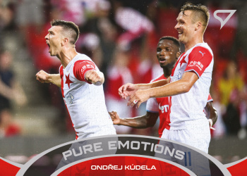 Ondrej Kudela Slavia Praha SportZoo FORTUNA:LIGA 2021/22 2. serie Pure Emotions #PE-17