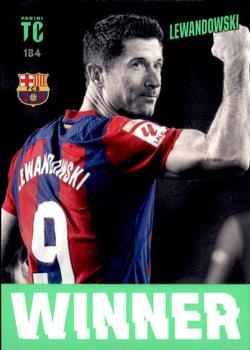 Robert Lewandowski FC Barcelona Panini Top Class 2024 Winner #184