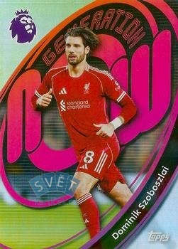 Dominik Szoboszlai Liverpool Topps Premier League 2026 Generation Now #178