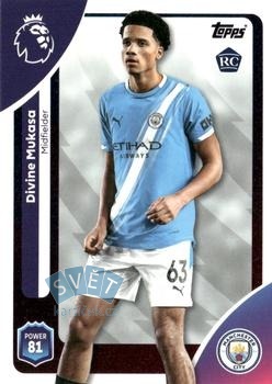 Divine Mukasa Manchester City Topps Premier League 2026  #186