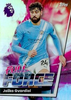 Josko Gvardiol Manchester City Topps Premier League 2026 Full Force #197