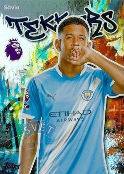 Savio Manchester City Topps Premier League 2026 Tekker #198