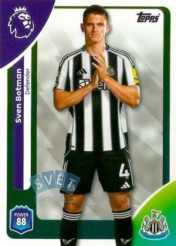 Sven Botman Newcastle United Topps Premier League 2026  #220