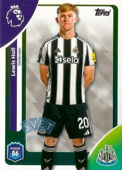 Lewis Hall Newcastle United Topps Premier League 2026  #223