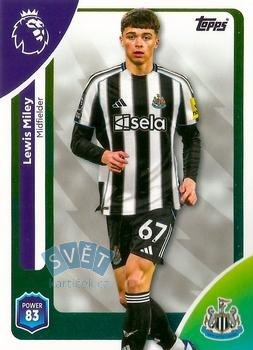Lewis Miley Newcastle United Topps Premier League 2026  #224