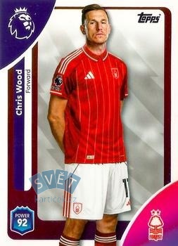 Chris Wood Nottingham Forest Topps Premier League 2026  #249