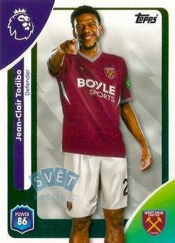 Jean-Clair Todibo West Ham United Topps Premier League 2026  #273