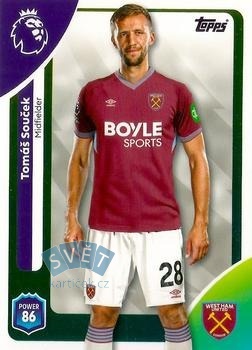 Tomas Soucek West Ham United Topps Premier League 2026  #278