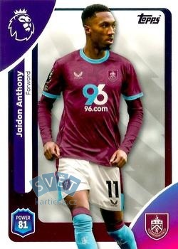 Jaidon Anthony Burnley Topps Premier League 2026  #320