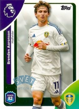 Brenden Aaronson Leeds United Topps Premier League 2026  #332