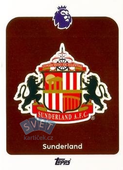 Team Badge Sunderland Topps Premier League 2026  #343