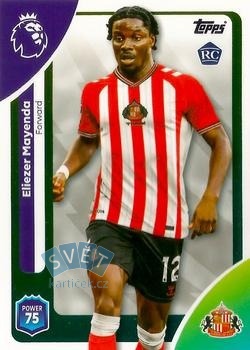 Eliezer Mayenda Sunderland Topps Premier League 2026  #356