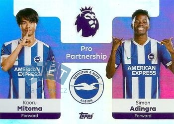 Kaoru Mitoma / Simon Adingra Brighton & Hove Albion Topps Premier League 2026 Pro Partnership #365