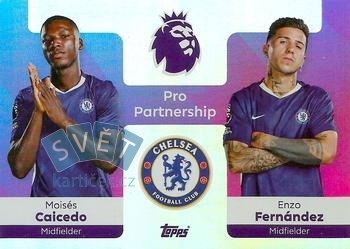 Moises Caicedo / Enzo Fernandez Chelsea Topps Premier League 2026 Pro Partnership #367