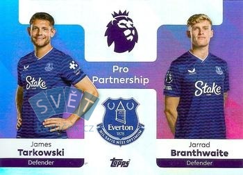 James Tarkowski / Jarrad Branthwaite Everton Topps Premier League 2026 Pro Partnership #369