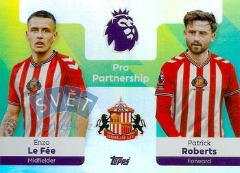 Enzo Le Fee / Patrick Roberts Sunderland Topps Premier League 2026 Pro Partnership #370