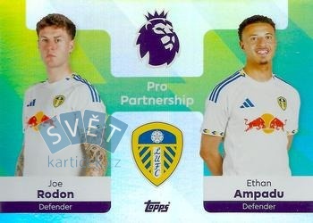 Joe Rodon / Ethan Ampadu Leeds United Topps Premier League 2026 Pro Partnership #380