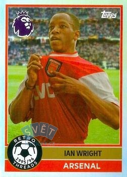 Ian Wright Arsenal Topps Premier League 2026 Retro Threads #381