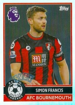 Simon Francis AFC Bournemouth Topps Premier League 2026 Retro Threads #383