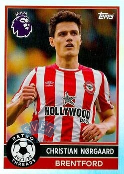 Christian Norgaard Brentford Topps Premier League 2026 Retro Threads #385