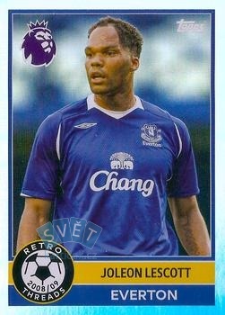 Joleon Lescott Everton Topps Premier League 2026 Retro Threads #389