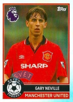 Gary Neville Manchester United Topps Premier League 2026 Retro Threads #393