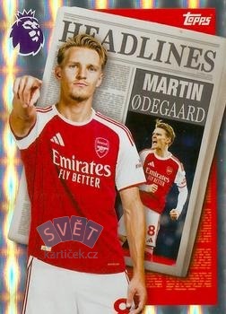 Martin Odegaard Arsenal Topps Premier League 2026 Headlines #441