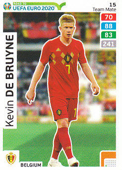 Kevin De Bruyne Belgium Panini Road to EURO 2020 #15