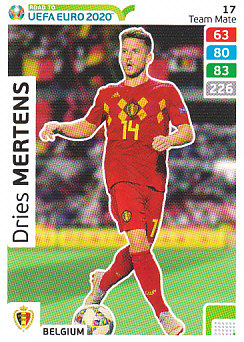 Dries Mertens Belgium Panini Road to EURO 2020 #17