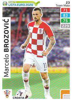 Mercelo Brozovic Croatia Panini Road to EURO 2020 #23