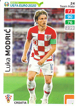 Luka Modric Croatia Panini Road to EURO 2020 #24