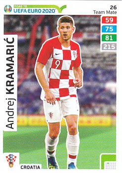 Andrej Kramaric Croatia Panini Road to EURO 2020 #26