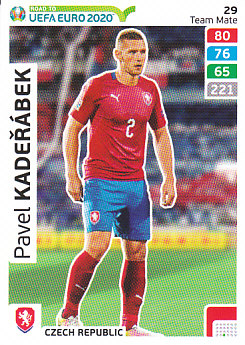 Pavel Kaderabek Czech Republic Panini Road to EURO 2020 #29