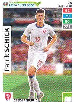 Patrik Schick Czech Republic Panini Road to EURO 2020 #36