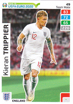 Kieran Trippier England Panini Road to EURO 2020 #49