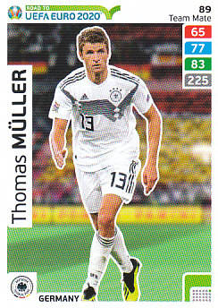Thomas Muller Germany Panini Road to EURO 2020 #89