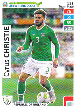 Cyrus Christie Republic of Ireland Panini Road to EURO 2020 #111