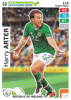 Harry Arter Republic of Ireland Panini Road to EURO 2020 #115