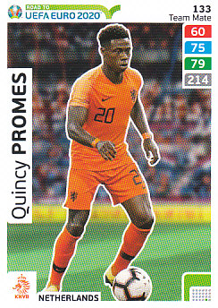 Quincy Promes Netherlands Panini Road to EURO 2020 #133